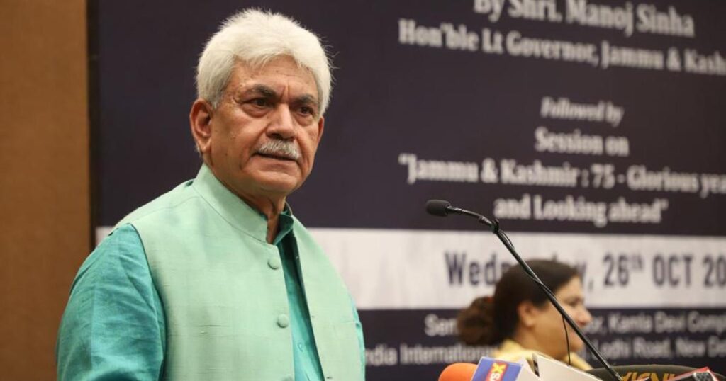 J&K LG Manoj Sinha Named One Of India's Most Powerful In 2023