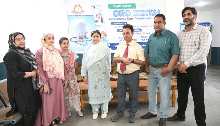 Govt Dental College, KU Jointly Host Comprehensive Dental Camp