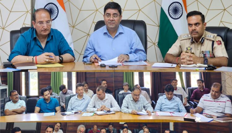 Arrangements for Annual Shree Hudh Mata Trisandhiya Yatra 2025 finalised at Kishtwar