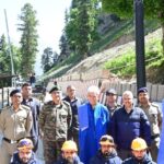 LG Manoj Sinha Inspects Yatri Niwas, Reviews Amarnath Yatra Preparations at Baltal