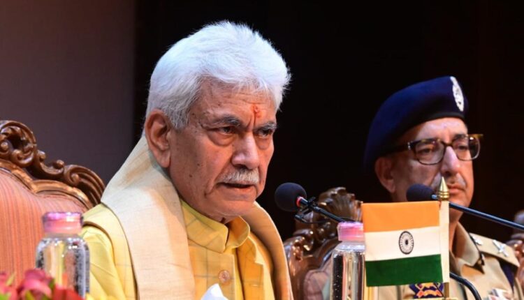 LG Sinha sacks two Govt employees for terror links