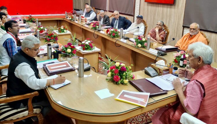 Lieutenant Governor chairs 75th Meeting of Shri Mata Vaishno Devi Shrine Board