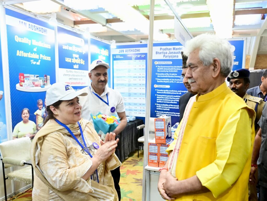 LG Manoj Sinha Inaugurates ‘Bharat Sanrachna J&K 2025’