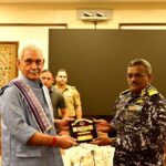 Lieutenant Governor Interacts with Officers Attending NDC Course