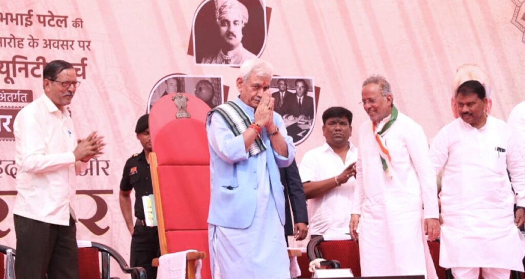 Patel Would’ve Shaped J&K Differently: LG Sinha