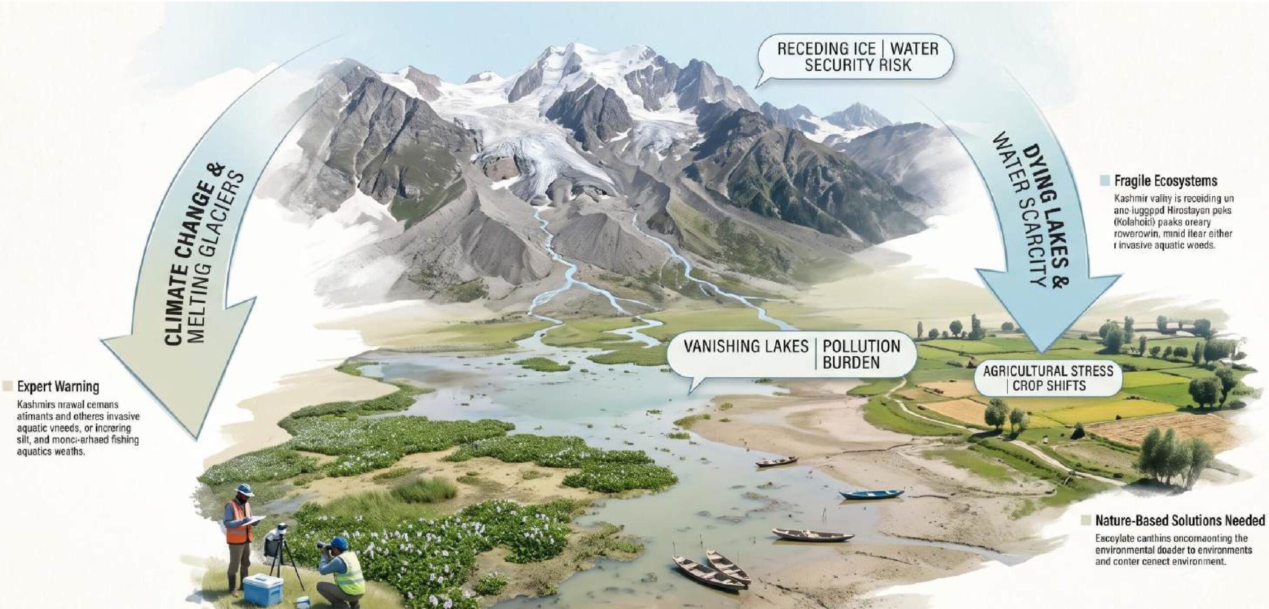 Melting Glaciers, Dying Lakes